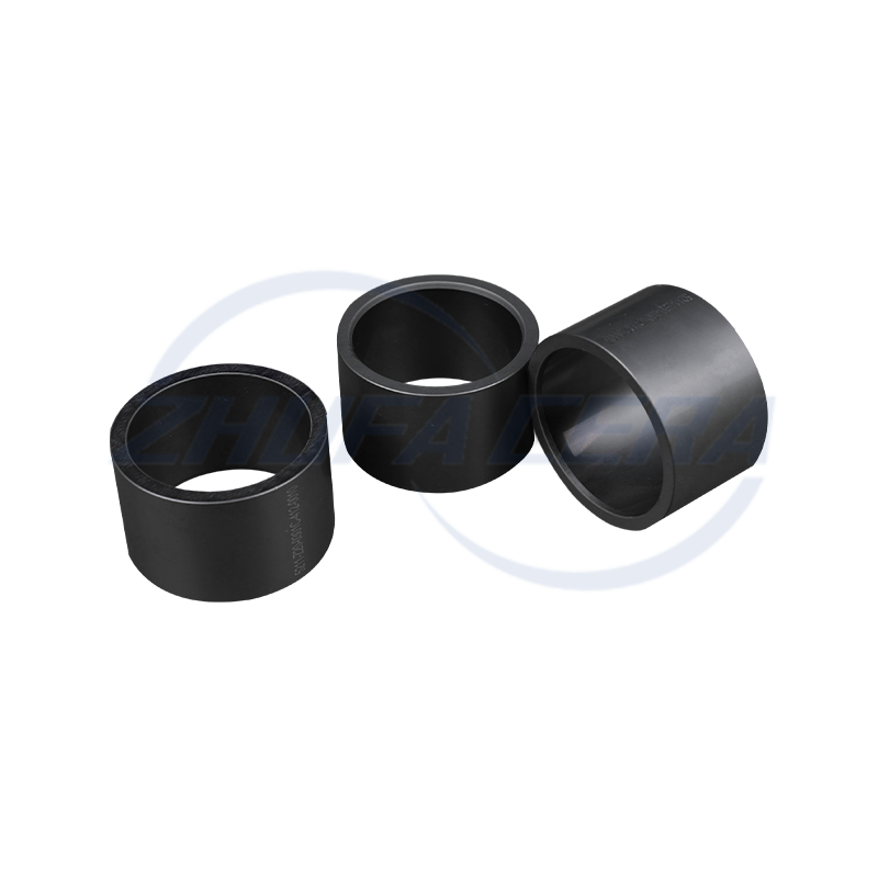 Black silicon carbide ceramic ring