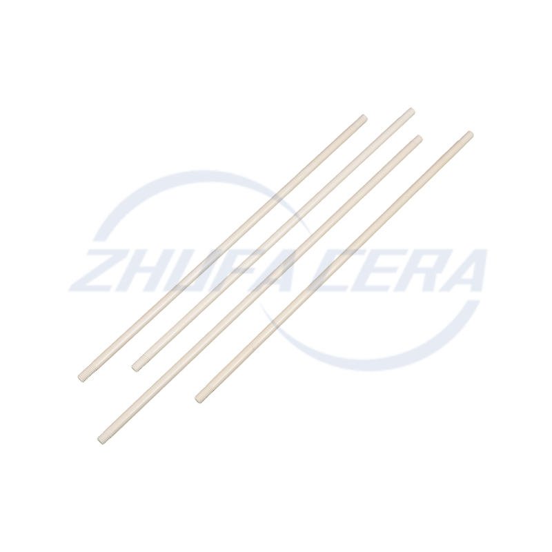Sinulid na Alumina Ceramic Rod
